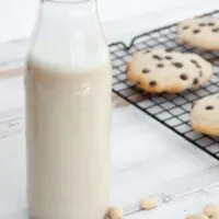 Homemade Almond Milk with Cookies