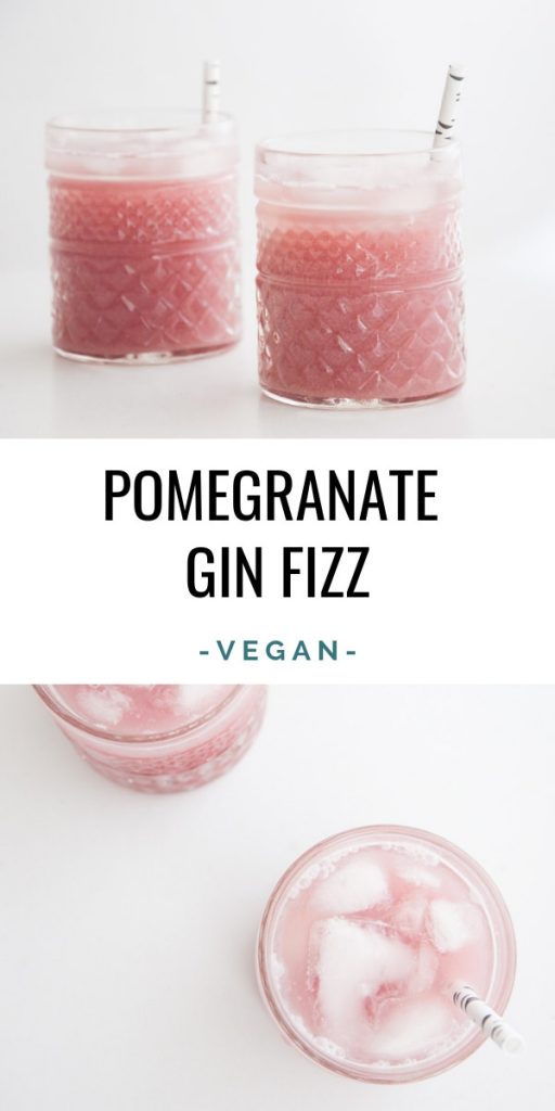 Pomegranate Gin Fizz