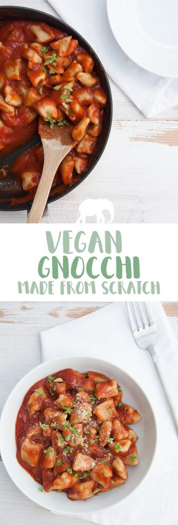 Vegan Gnocchi made from scratch | ElephantasticVegan.com