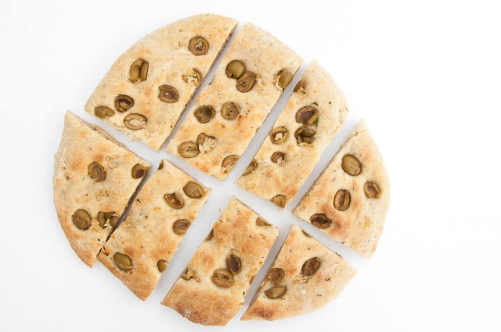 Olive Flatbread | ElephantasticVegan.com