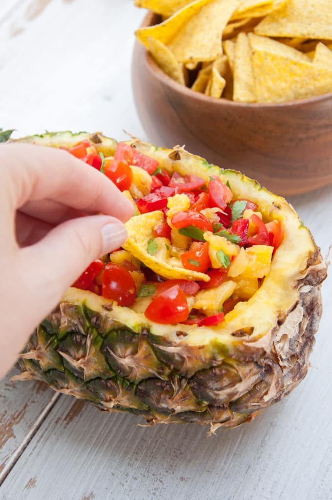 5-Ingredient Pineapple Salsa Vegan and Gluten-Free