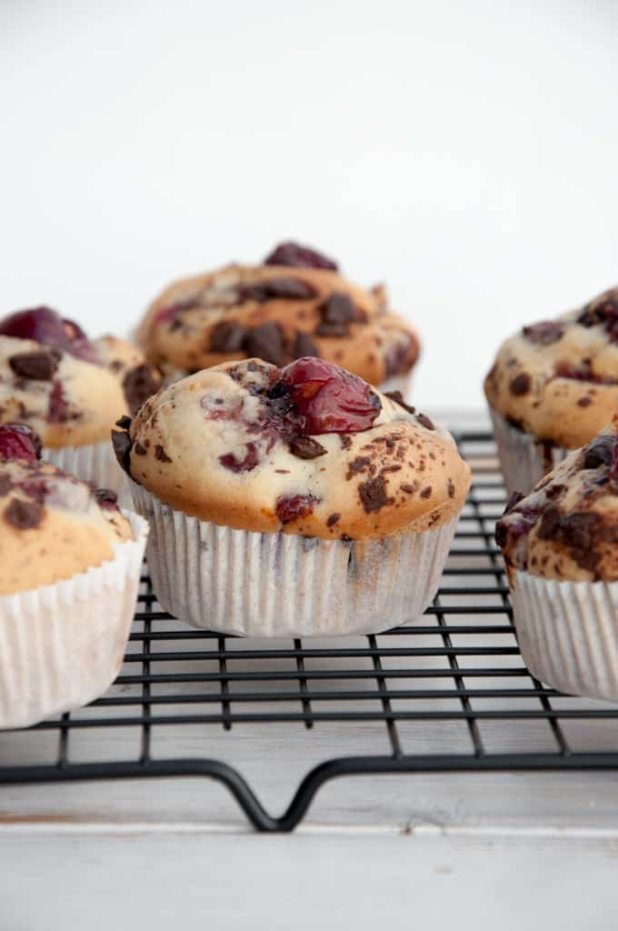 Cherry Chocolate Muffins