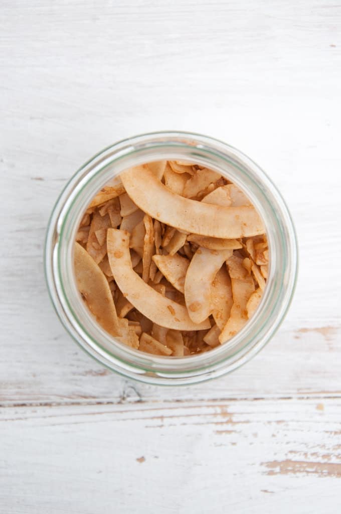 Vegan Coconut Bacon Recipe (6 ingredients) Elephantastic Vegan