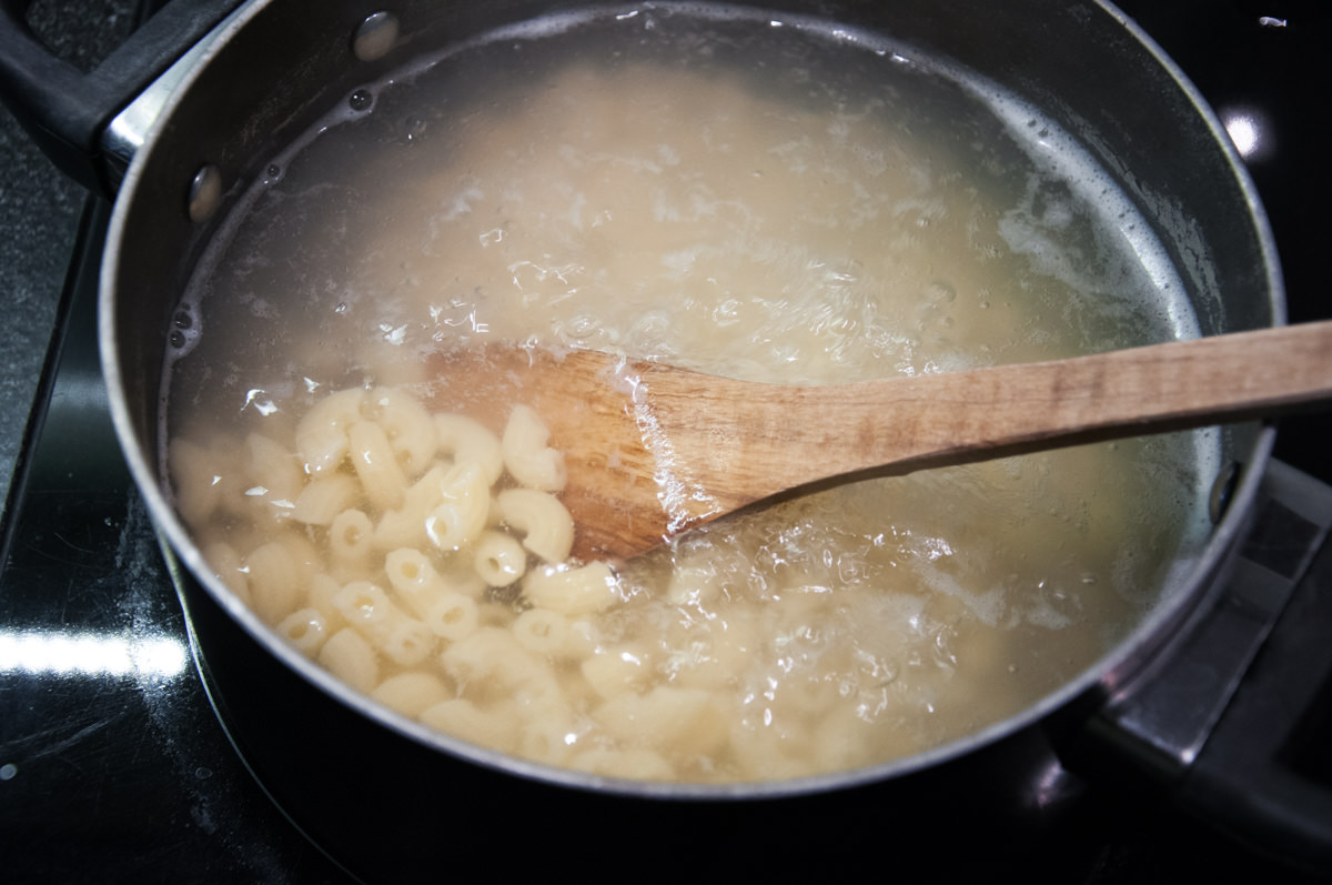 cooked pasta