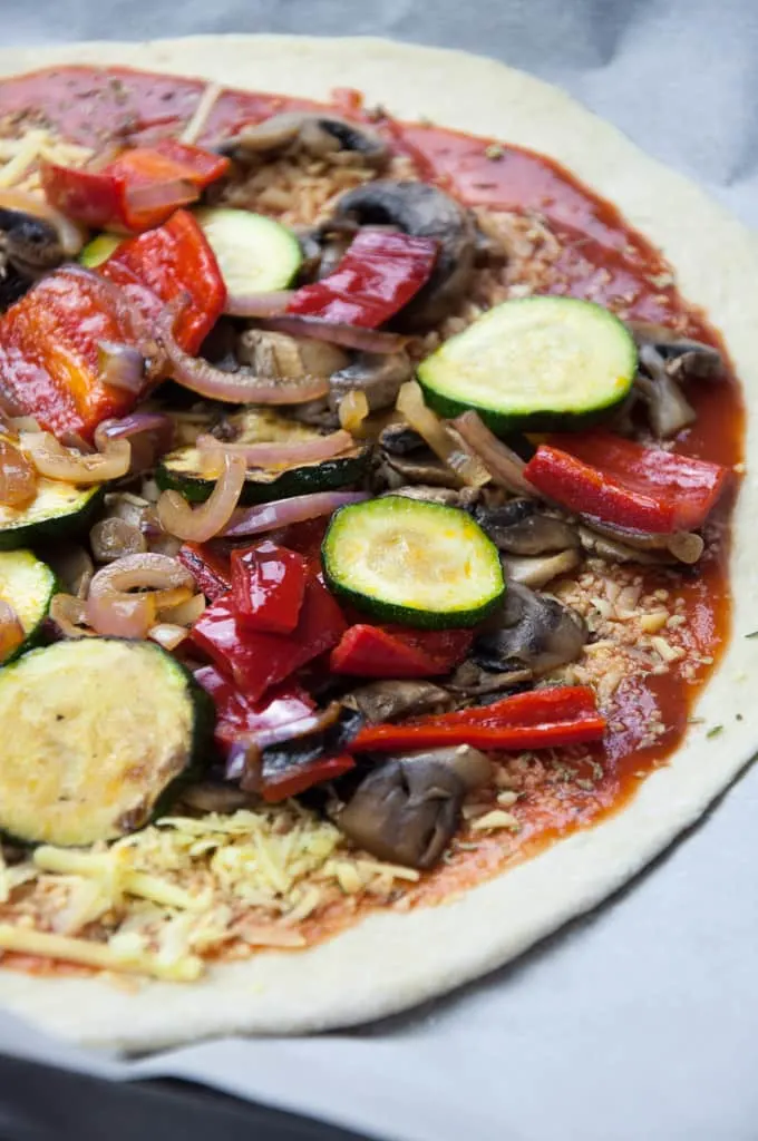 Grilled Veggie Pizza