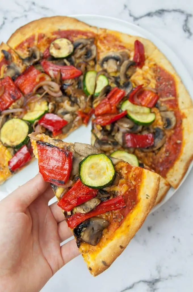 Grilled Vegetable Pizza