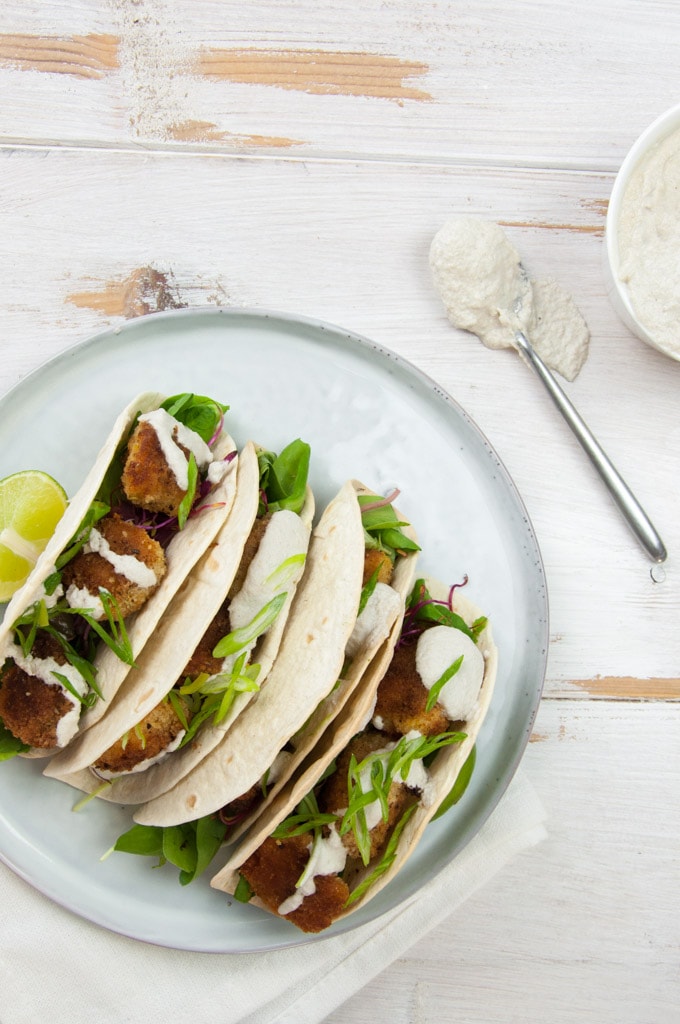 Vegan Pumpkin Nugget Tacos Recipe | Elephantastic Vegan