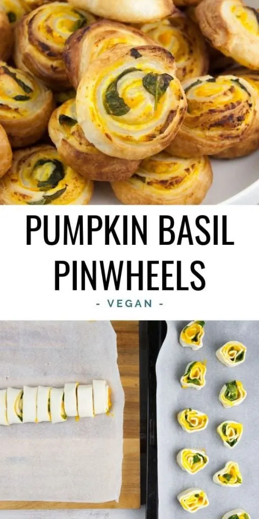 Pumpkin Basil Pinwheels