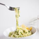Zucchini Pasta with Avocado Sauce