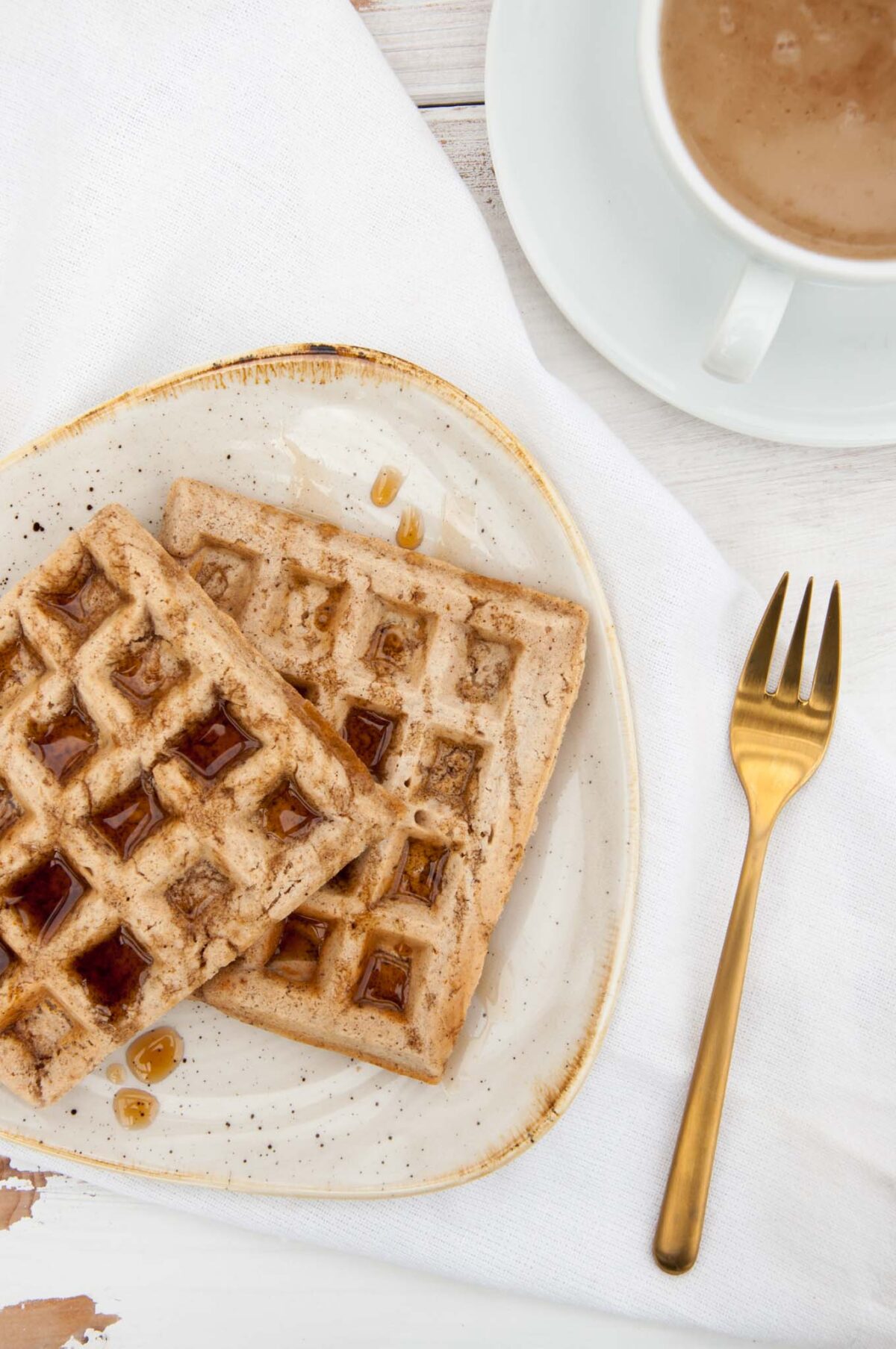 Vegan Chai Waffles | ElephantasticVegan.com