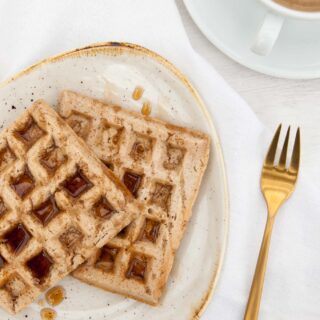 Vegan Chai Waffles | ElephantasticVegan.com