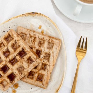 Vegan Chai Waffles | ElephantasticVegan.com
