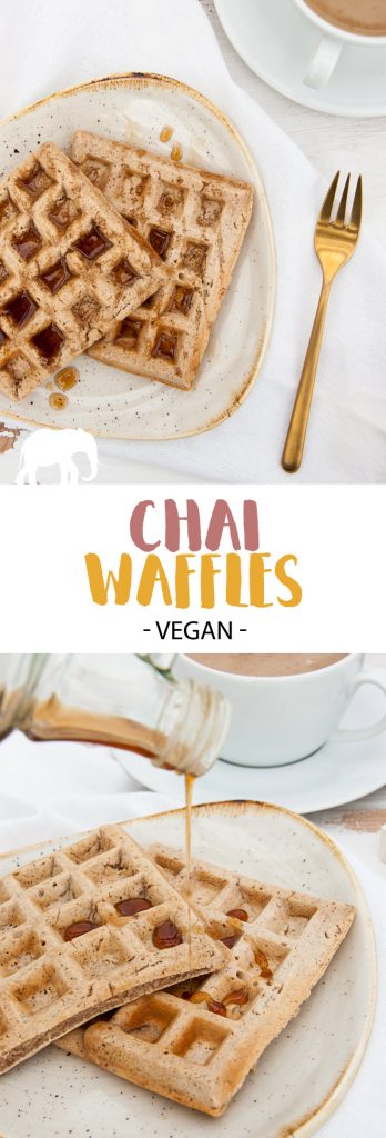 Vegan Chai Waffles | ElephantasticVegan.com