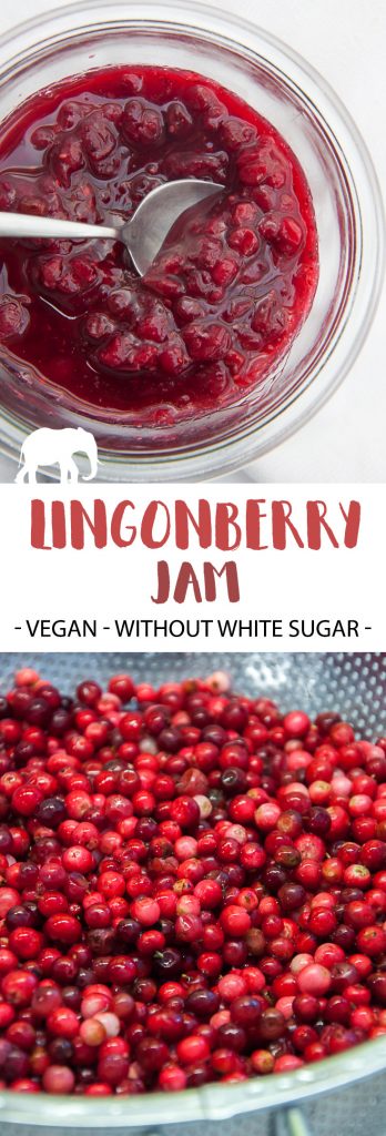 Vegan Lingonberry Jam | ElephantasticVegan.com