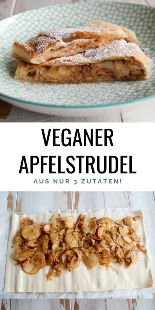 Veganer Apfelstrudel aus nur 3 Zutaten