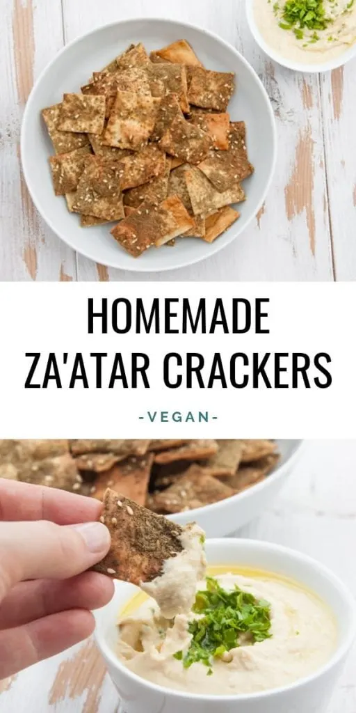 Vegan Za'atar Crackers