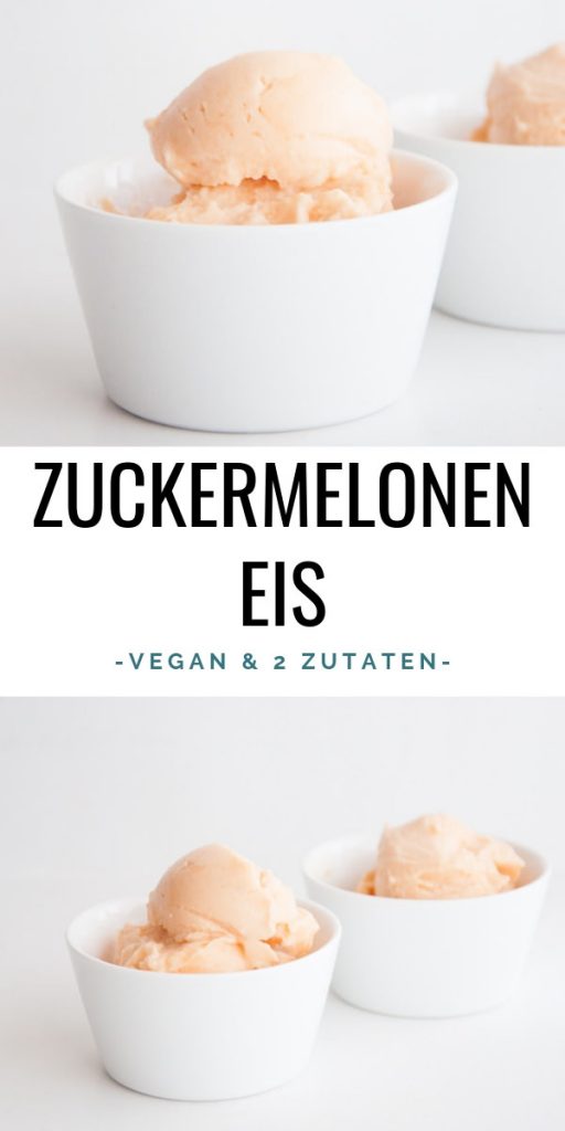 Veganes Zuckermelonen-Eis