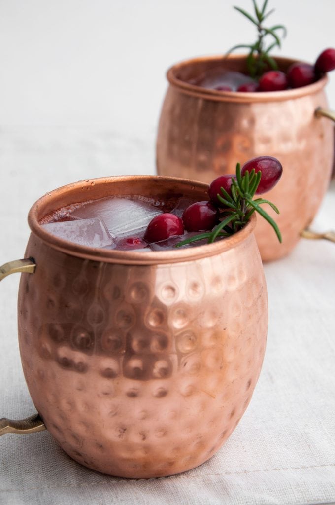 Cranberry Moscow Mule | ElephantasticVegan.com