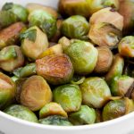 Pan-Roasted Brussels Sprouts in Soy Sauce | ElephantasticVegan.com