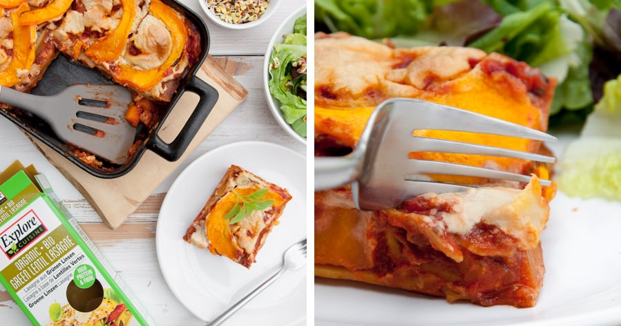 Vegan Pumpkin Lasagne with Cashew Cheese