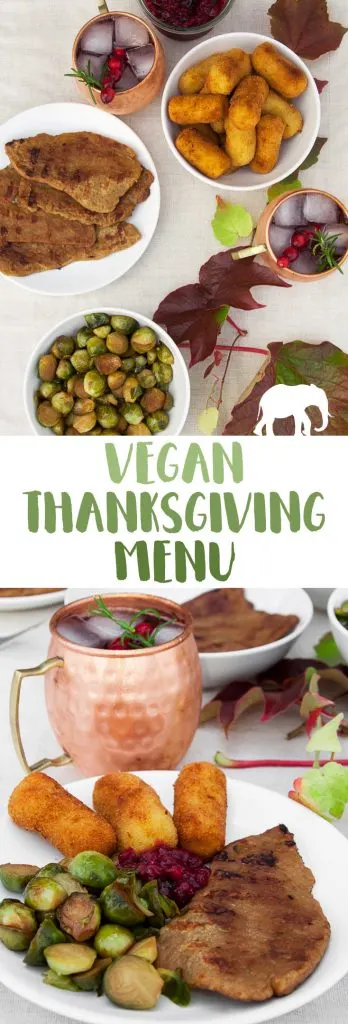 Vegan Thanksgiving Menu | ElephantasticVegan.com