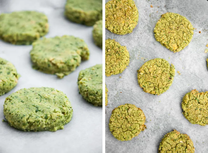 Spinach Falafel (vegan and gluten-free)