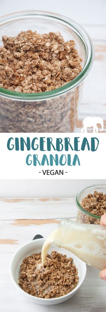 Vegan Gingerbread Granola