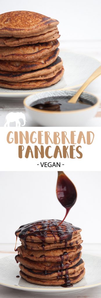 Vegan Gingerbread Pancakes