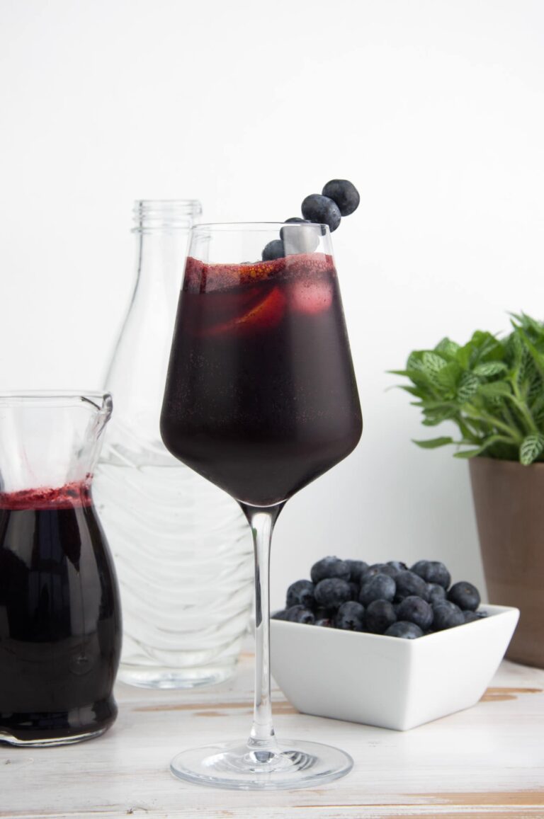 Blueberry Gin Fizz Recipe Elephantastic Vegan