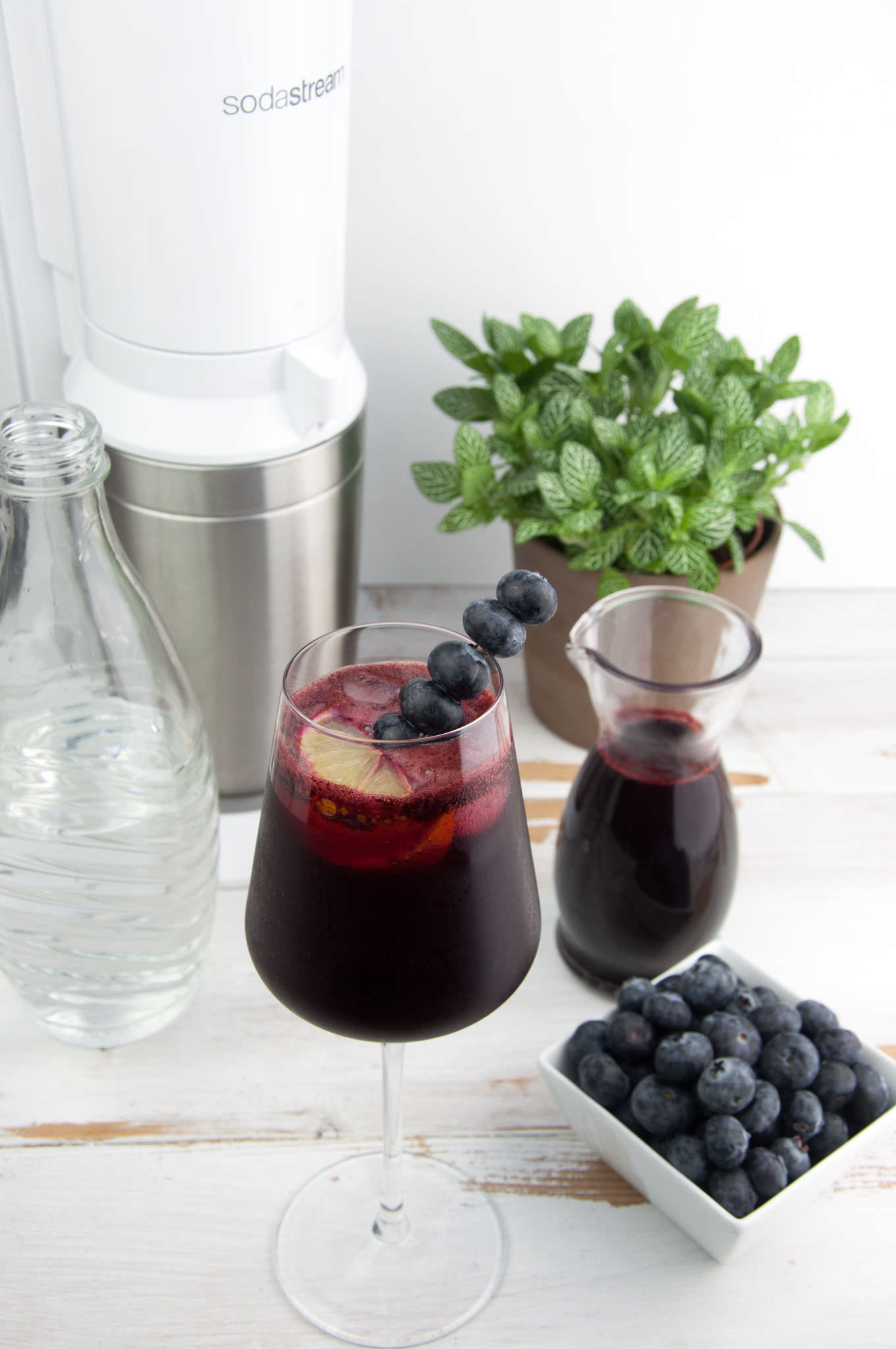 HeidelbeerGinFizz Rezept Elephantastic Vegan