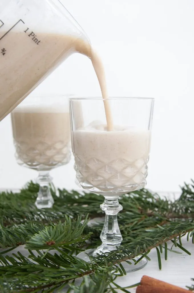 Date-Sweetened Vegan Eggnog