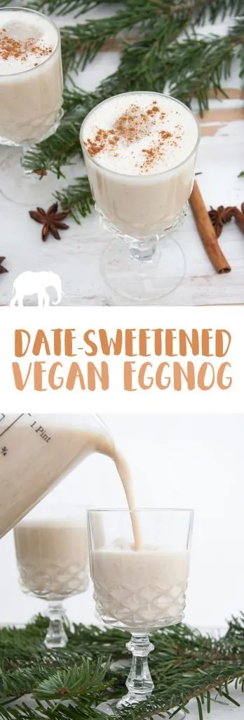 Date-Sweetened Vegan Eggnog
