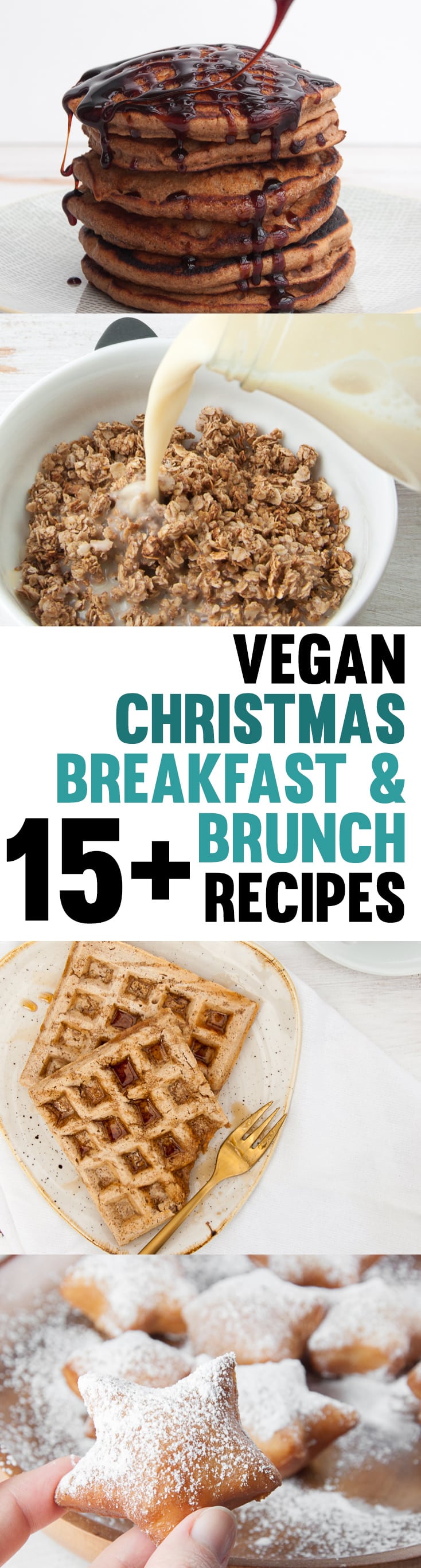 15+ Vegan Christmas Breakfast and Brunch Recipes #vegan #christmas #breakfast #brunch #festive | ElephantasticVegan.com