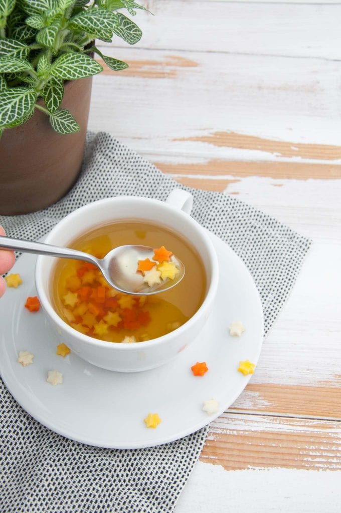 Vegane Gemüse Sternchen Suppe