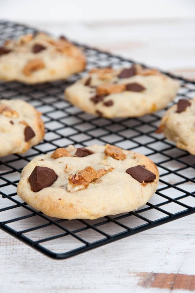 Chunky Monkey Cookies (Vegan, Oil-Free, Sugar-Free)