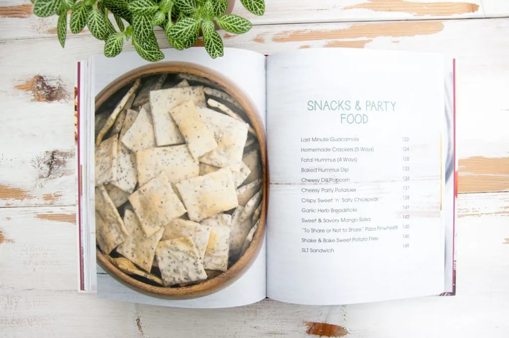 The Veginner's Cookbook - Snacks & Party Food Chapter