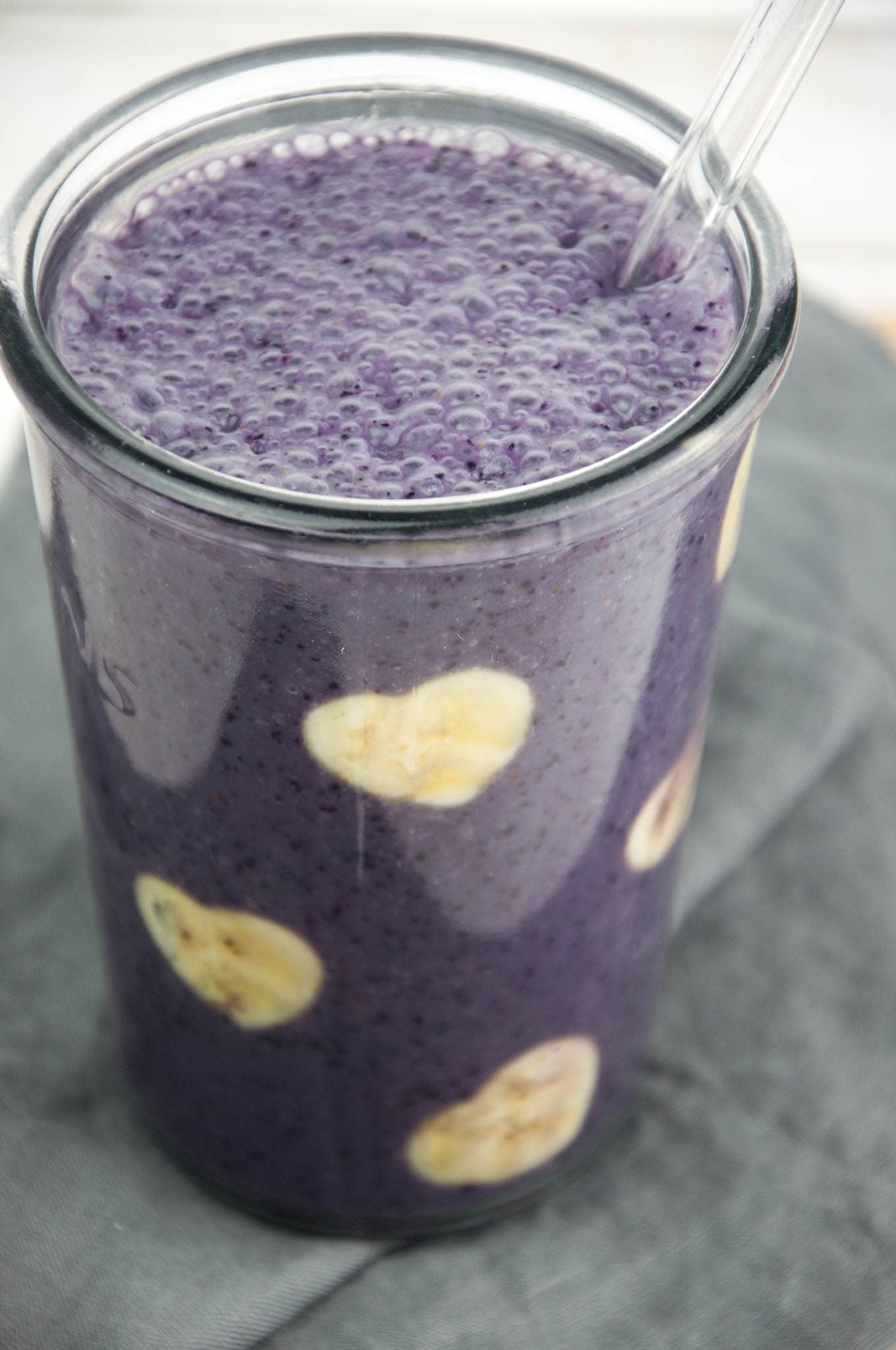 Is A Blueberry Smoothie Healthy Healthy Blueberry Smoothie Recipe (4 Ingredients) | Elephantastic Vegan