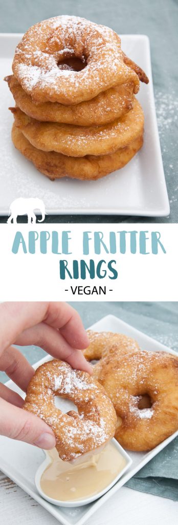 Vegan Apple Fritter Rings