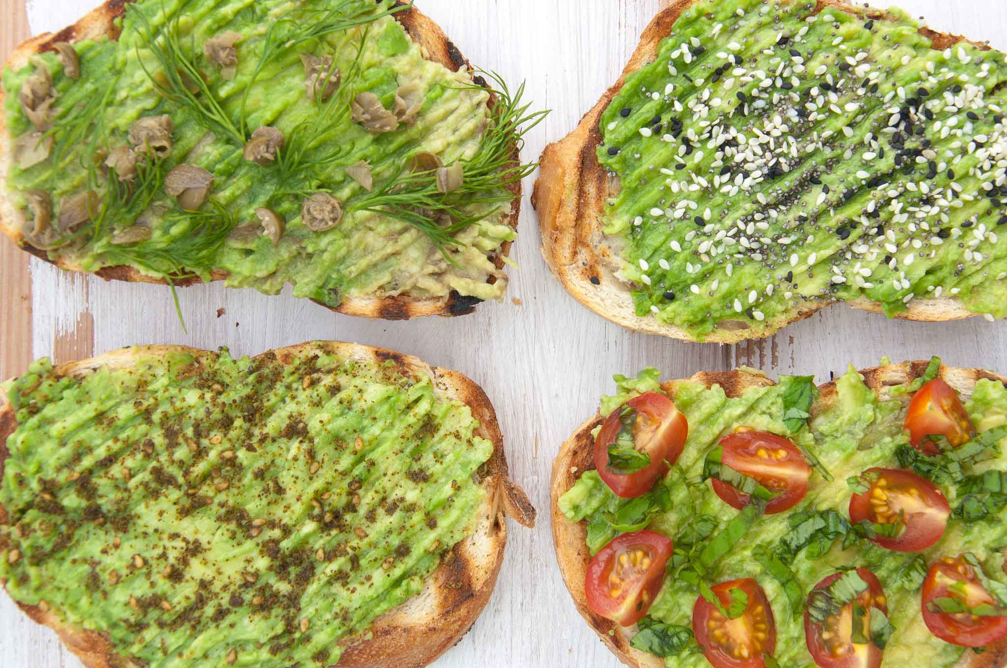 4 Vegan Avocado Toast Ideas Elephantastic Vegan