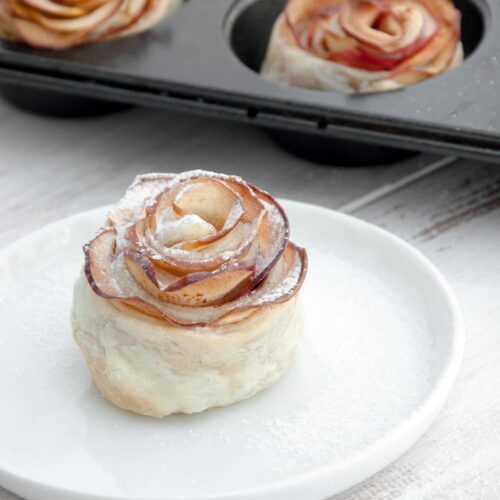 Easy Puff Pastry Apple Roses - House of Nash Eats