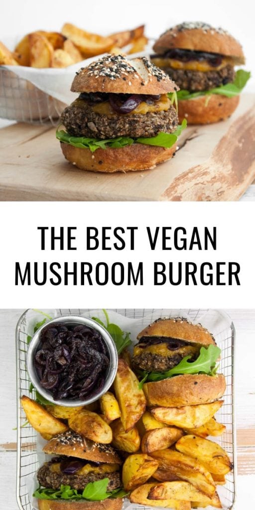 The Best Vegan Mushroom Burger Recipe Elephantastic Vegan
