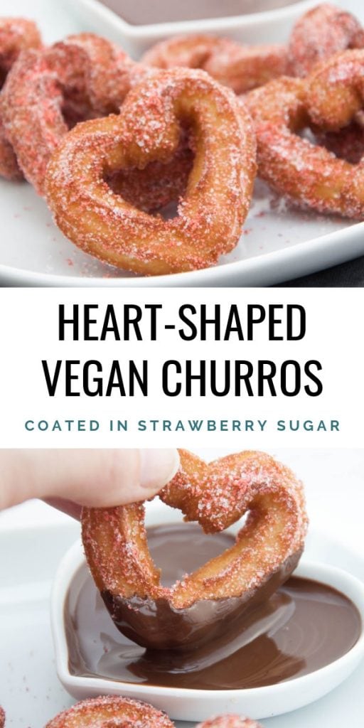 Heart-Shaped Vegan Churros