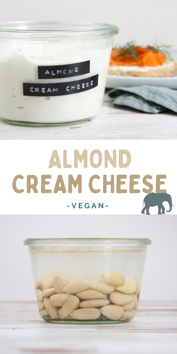 Almond Cream Cheese Recipe Elephantastic Vegan