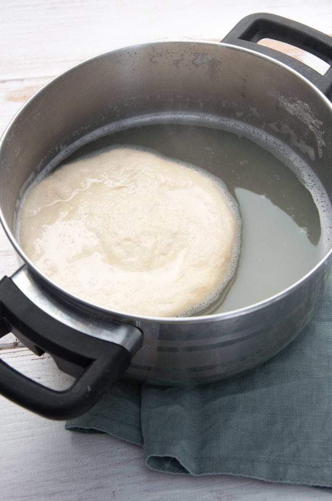 Pretzel Crust in Water Bath