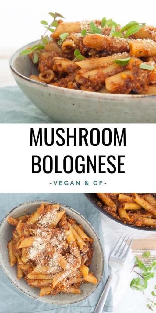 Vegan Mushroom Bolognese