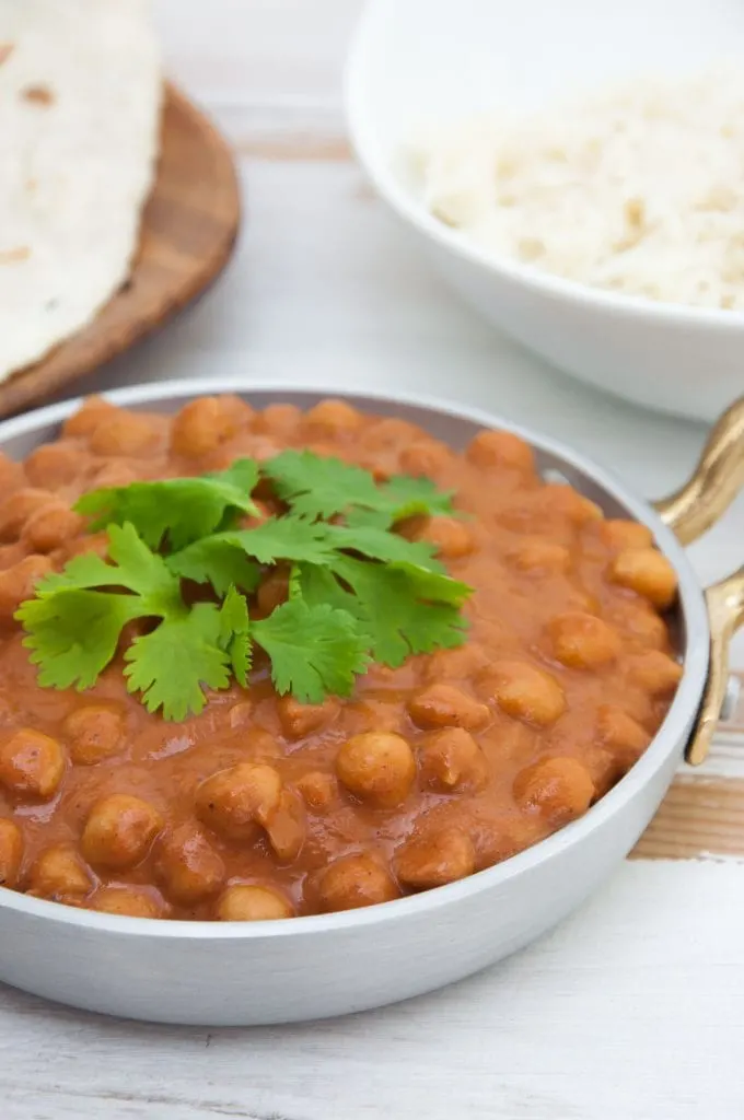 15-Minute Chickpea Curry Vegan