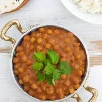 15-Minute Chickpea Curry Vegan