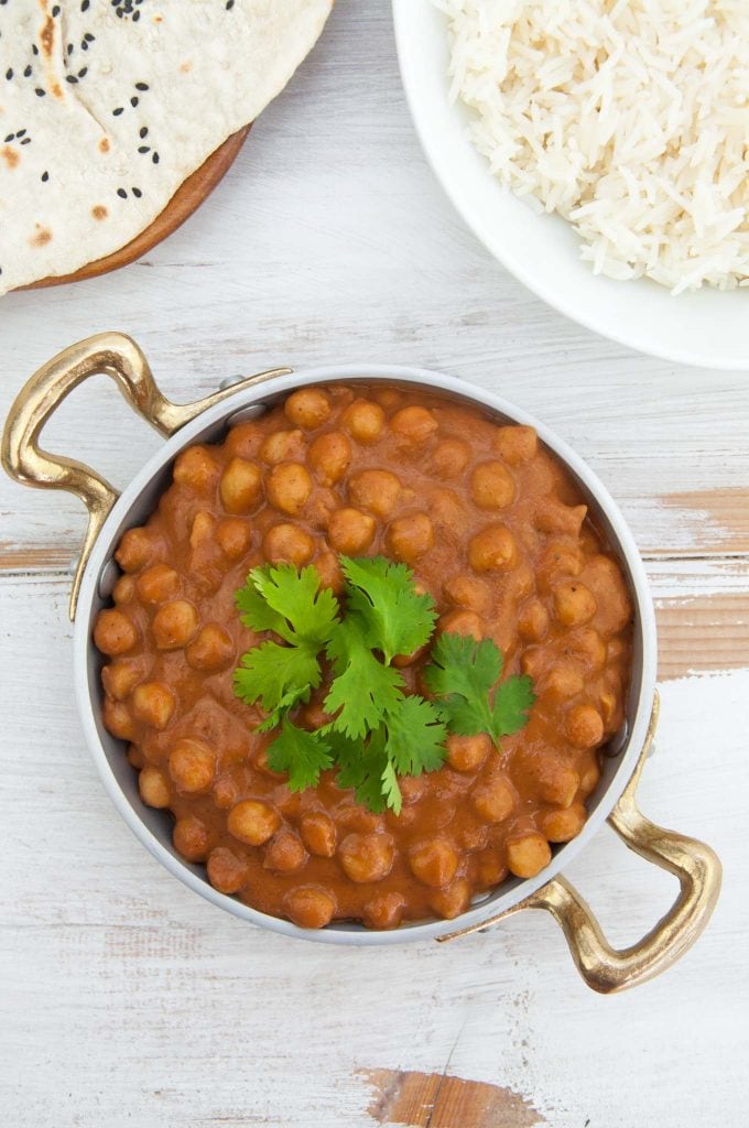 15-Minute Chickpea Curry Vegan