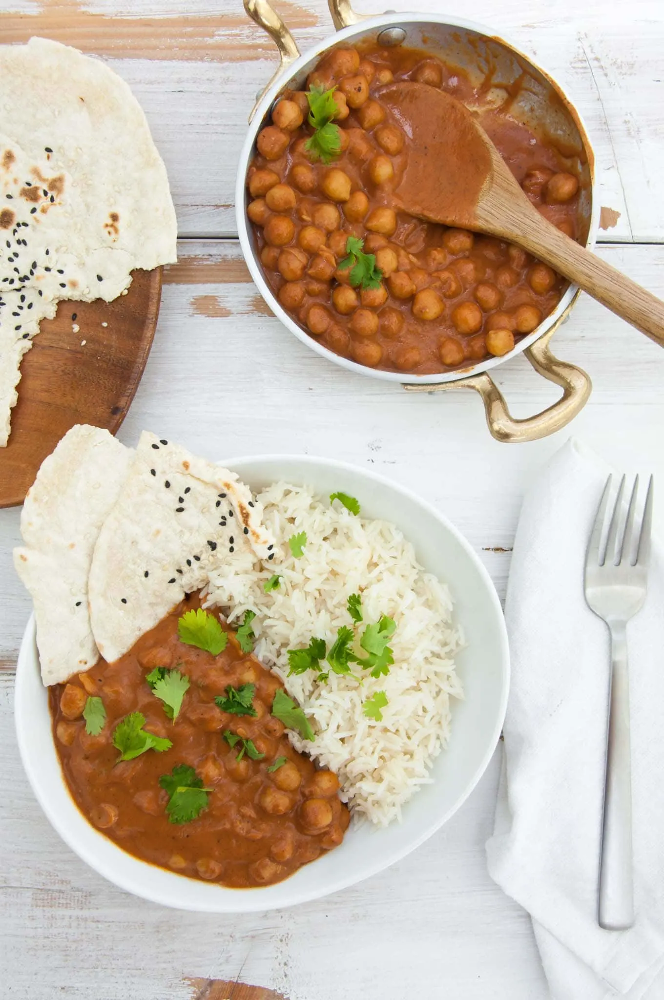 15-Minute Chickpea Curry Vegan