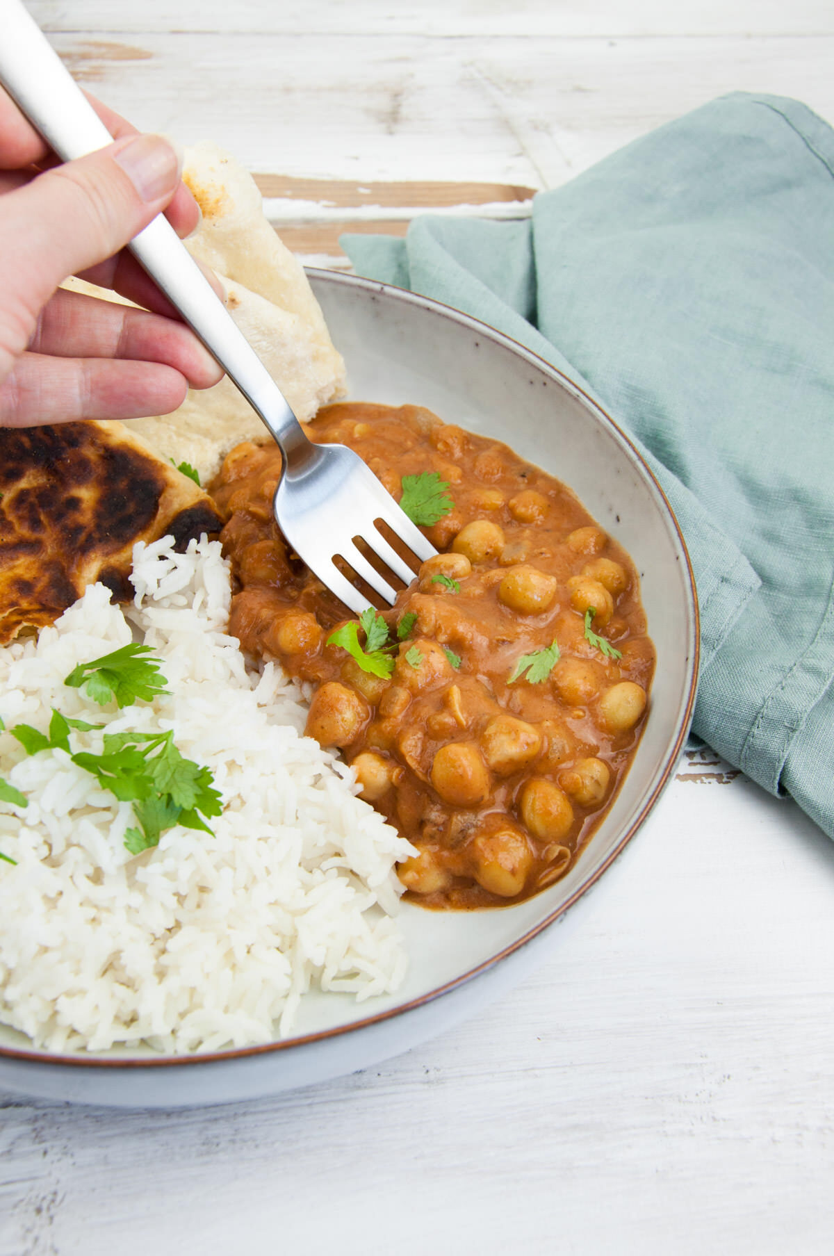 15-Minute Chickpea Curry (Vegan)